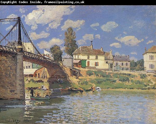 Alfred Sisley Bridge at Villeneuve la Garenne.